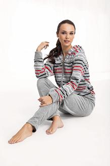 Dres damski welurowy LUNA kod 341 szary