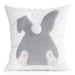 Poszewka dekoracyjna WIOSNA 45x45 Eurofirany srebrny