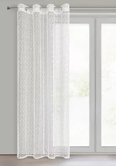 Firana gotowa na przelotkach ELLISSA 140x250 Eurofirany biały