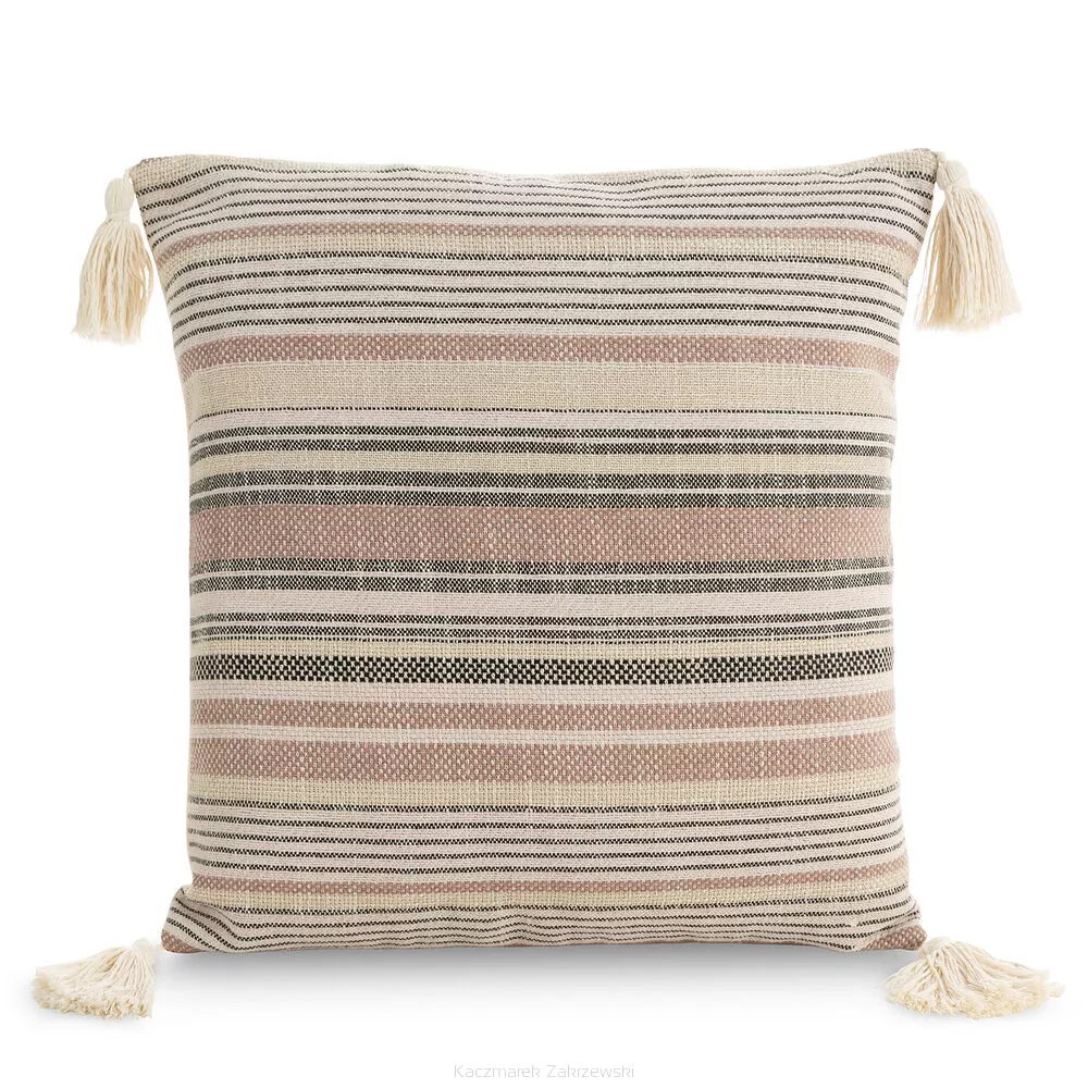 Poszewka dekoracyjna BOHO 45x45 Eurofirany pudrowy