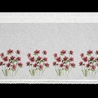 Firana gotowa ISA 150x60 Eurofirany bordowy