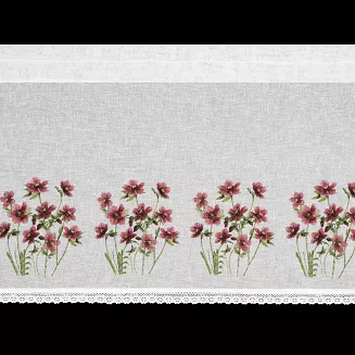 Firana gotowa ISA 150x60 Eurofirany bordowy