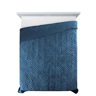 Narzuta dekoracyjna LUIZ 220x240 granatowy