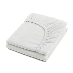 Prześcieradło jersey z gumką 120x200 Parylux białe