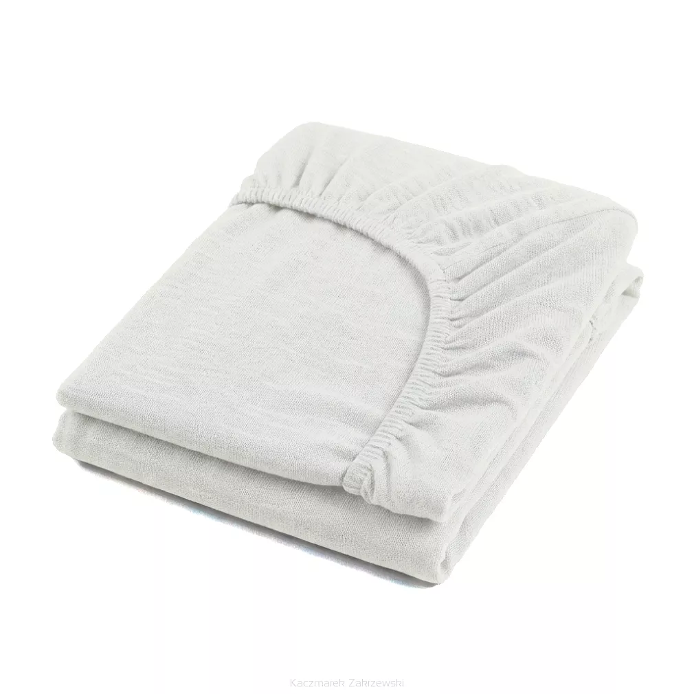 Prześcieradło jersey z gumką 120x200 Parylux białe