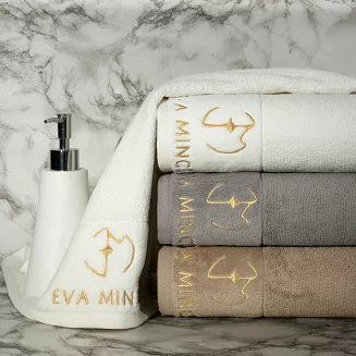 Komplet ręczników 3 cz. GAJA  Eva Minge  Eurofirany beżowy
