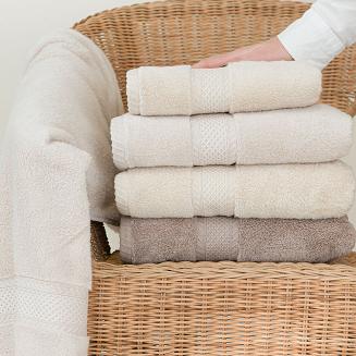 Ręcznik bawełniany RODOS 50x90 jasnobeżowy