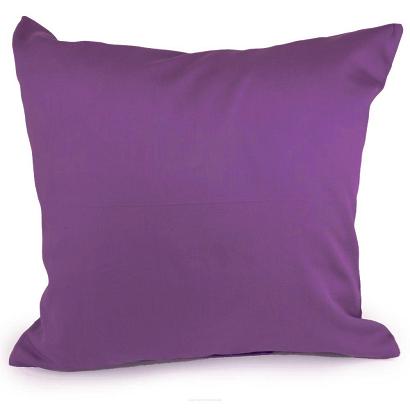 Poszewka satyna bawełniana 70x80 ciemny wrzos