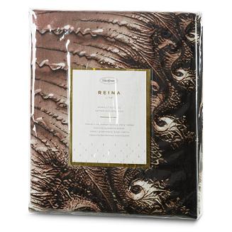 Pościel satynowa REINA 160x200 Eurofirany brązowy