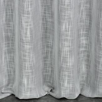 Zasłona gotowa na przelotkach LIREN 140x250 Eurofirany szary