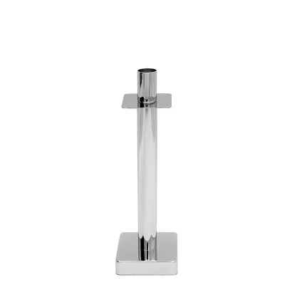 Świecznik dekoracyjny LORI 8x26 Eurofirany srebrny minimalistyczny design