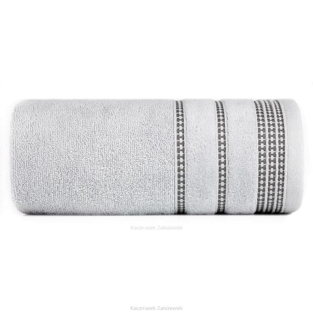 Ręcznik bawełniany AMANDA 50x90 Eurofirany srebrny