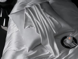Pościel jedwabna 140x200 jedwab morwowy biała