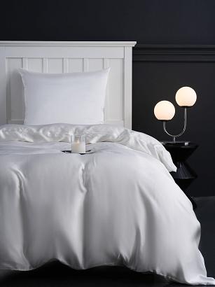 Pościel jedwabna 140x200 jedwab morwowy biała