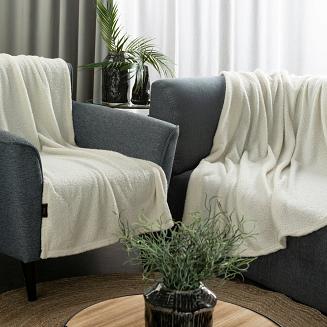 Koc narzuta BUKLA Eurofirany kremowy