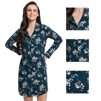 Koszula damska LUNA kod 42 rozpinana w kwiaty