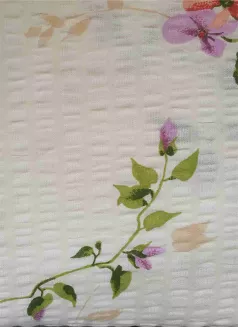 Poszewka z kory 40x40 wzór girlandy