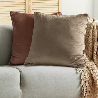 Poszewka dekoracyjna GAJA2 60x60 Eurofirany miodowa z lamówką