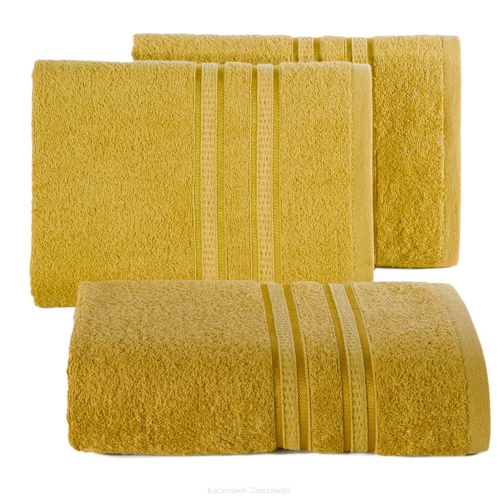 Ręcznik bawełniany MILA 70x140 Eurofirany musztardowy