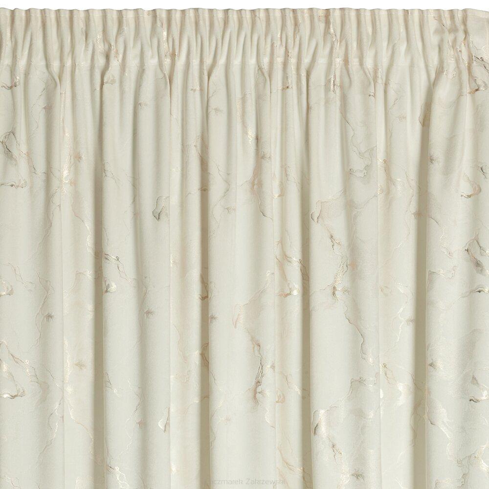 Zasłona gotowa na taśmie RAJA 140x270 Eurofirany kremowy