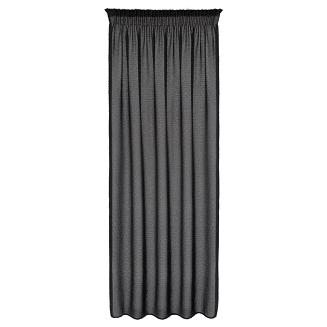 Zasłona gotowa na taśmie AGIS 140x270 Eurofirany czarny