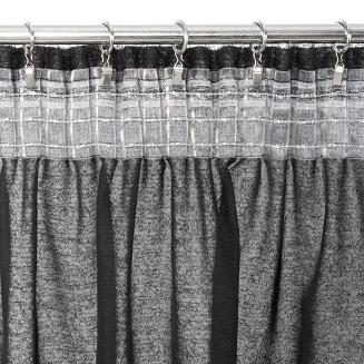 Zasłona gotowa na taśmie AGIS 140x270 Eurofirany czarny