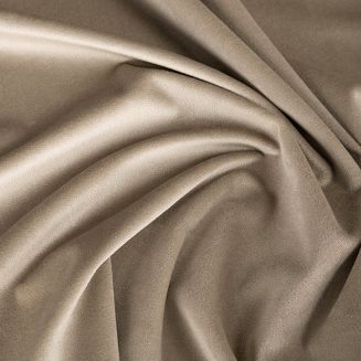 Zasłona gotowa na przelotkach MELANIE 140x260 Eurofirany ciemnobeżowy