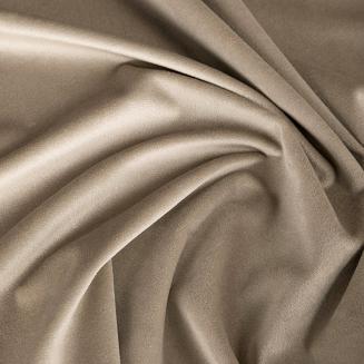 Zasłona gotowa na przelotkach MELANIE 140x260 Eurofirany ciemnobeżowy