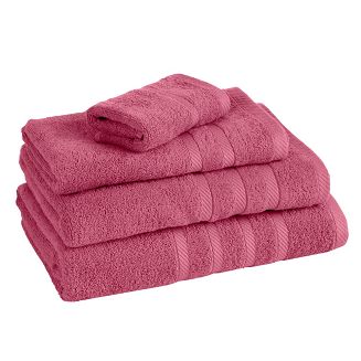 Ręcznik bawełniany MILO 100x150 Eurofirany ciemnoróżowy