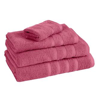 Ręcznik bawełniany MILO 100x150 Eurofirany ciemnoróżowy
