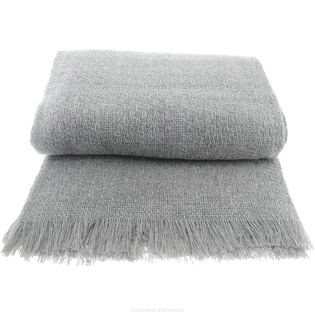 Narzuta dekoracyjna tkana 170x205 szary
