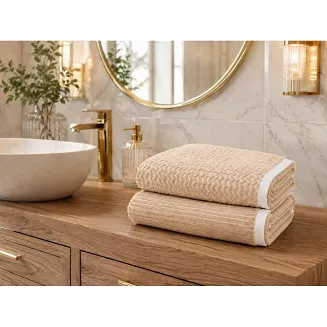 Ręcznik OSLO-2 50x100 Zwoltex GOTS jasnobeżowy ecru
