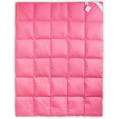 Kołdra puchowa 155x200 AMZ - 70% polski puch gęsi różowa