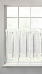 Firana gotowa zazdrostka DORIS 150x60 Eurofirany kremowa koronka