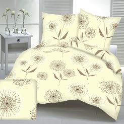 Pościel z kory I 160x200 wzór dmuchawce na kremie