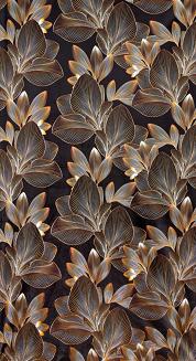 Zasłona gotowa na taśmie LARISA 140x270 Eurofirany czarny