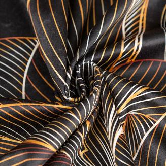 Zasłona gotowa na taśmie LARISA 140x270 Eurofirany czarny