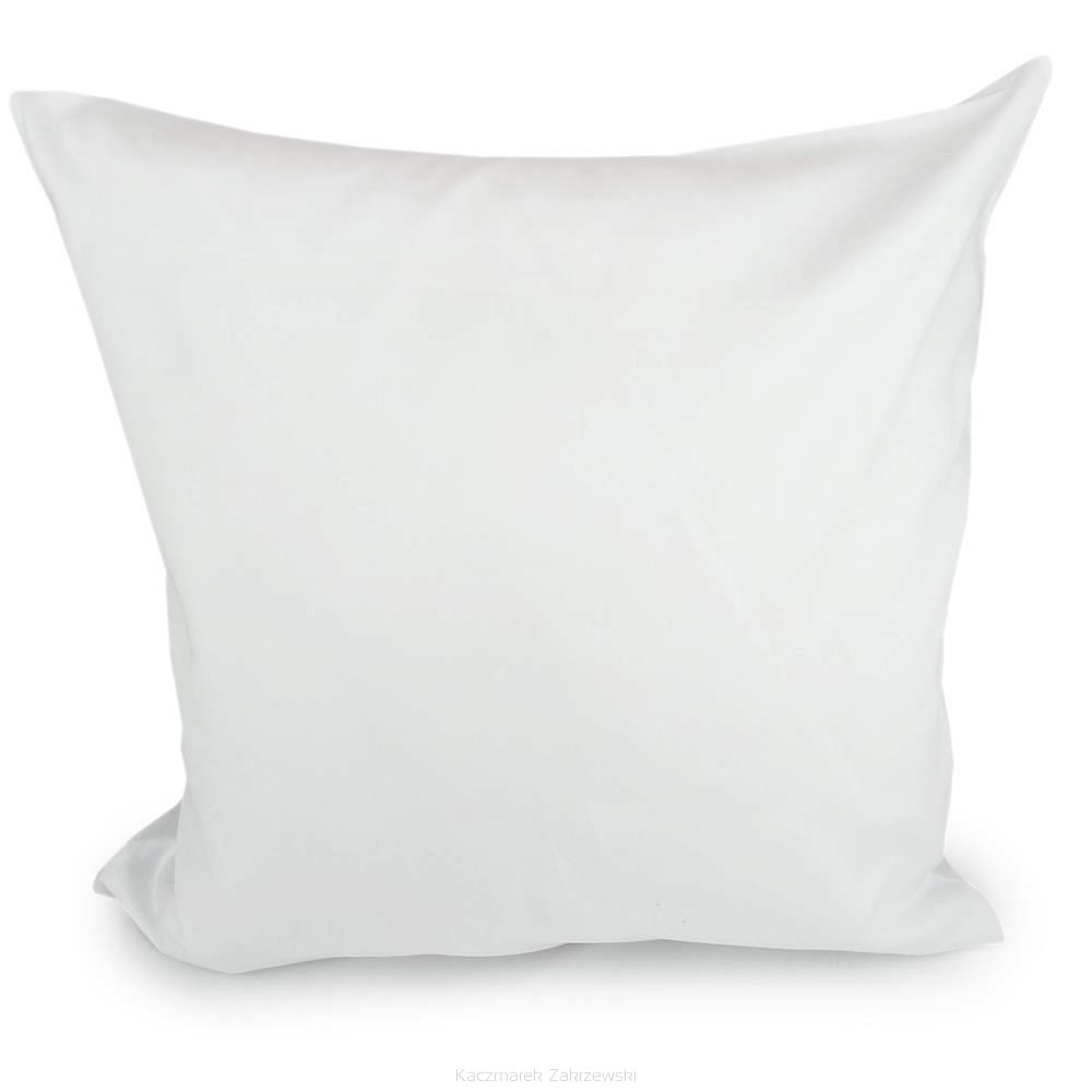 Poszewka satyna bawełniana 40x40 biała