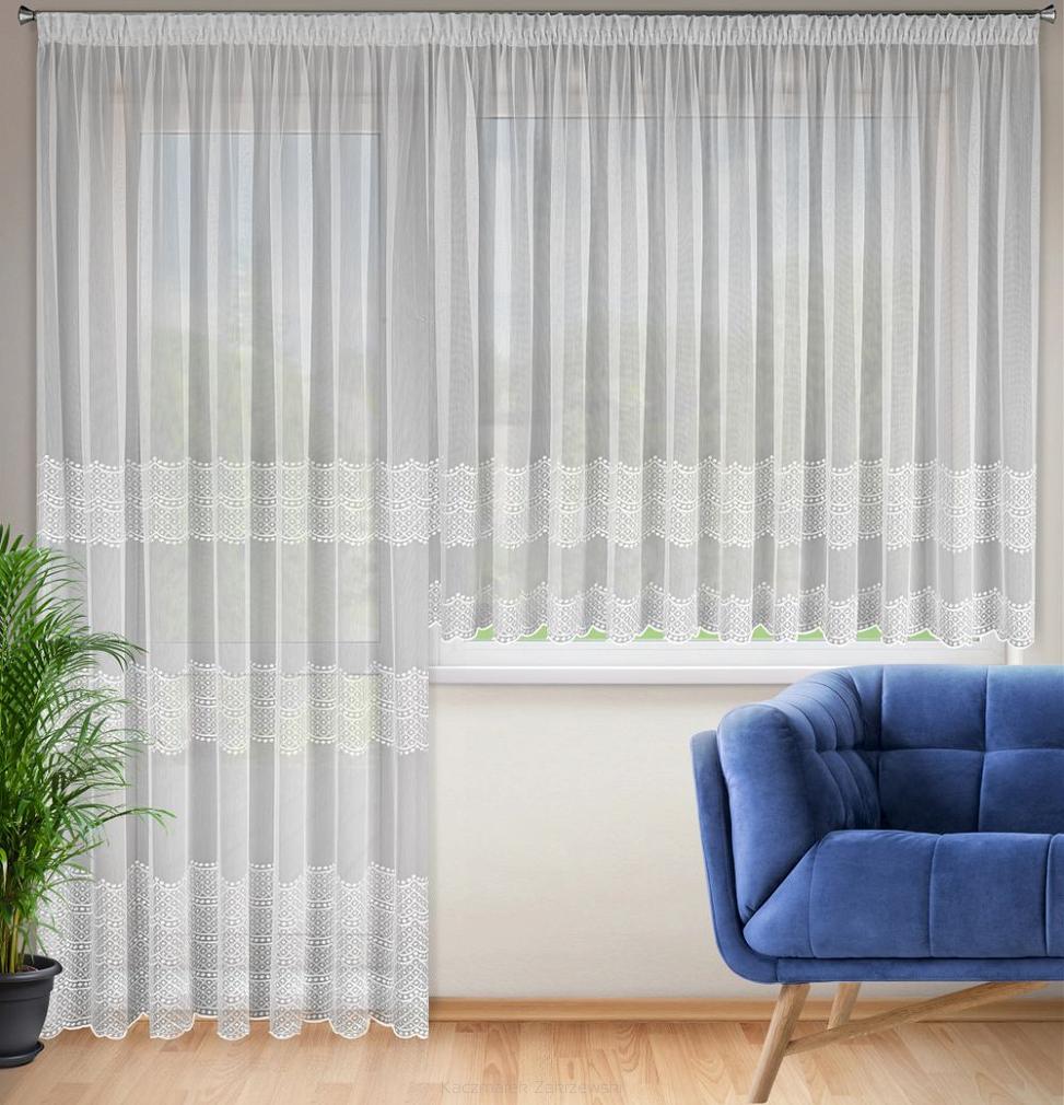 Firana gotowa DEK 200x250 Eurofirany biały