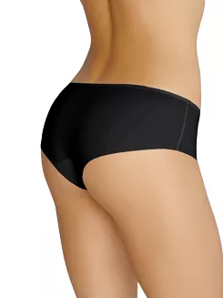 Figi damskie bezszwowe laserowo cięte VS 0003 czarne