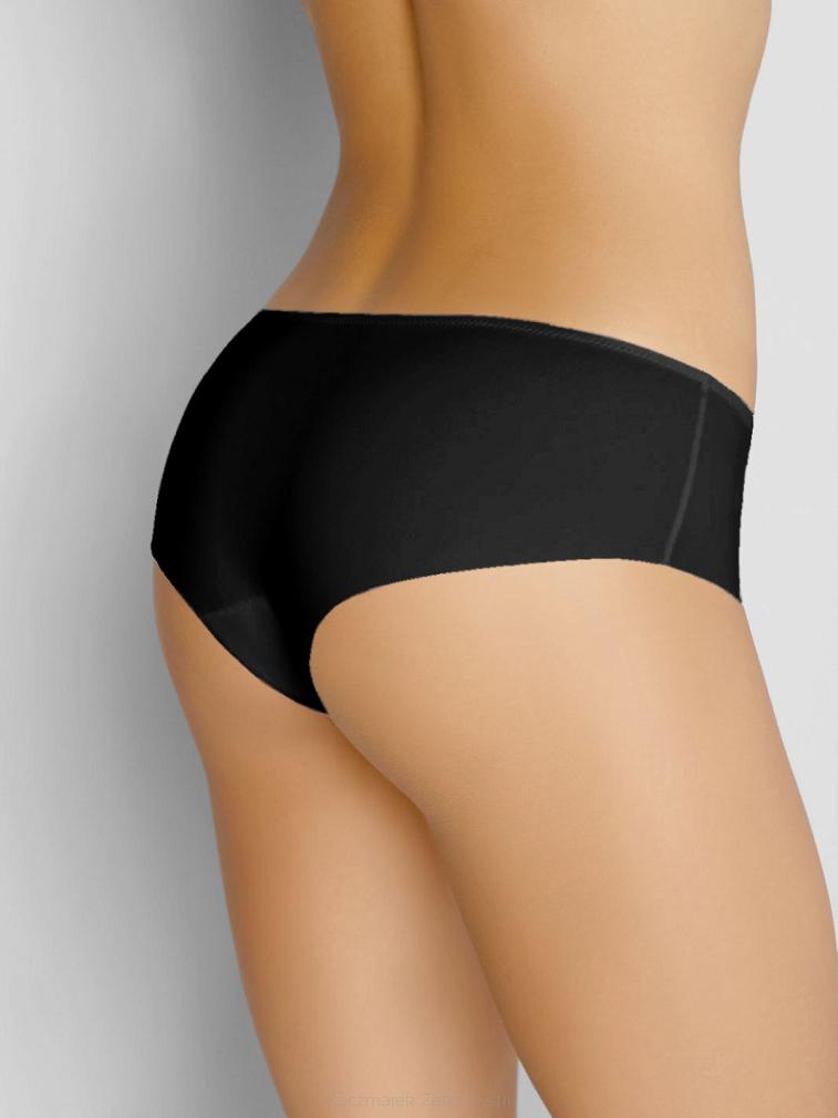 Figi damskie bezszwowe laserowo cięte VS 0003 czarne