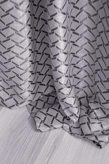 srebrna zasłona zaciemniająca blackout 140x250 hard żakardowa