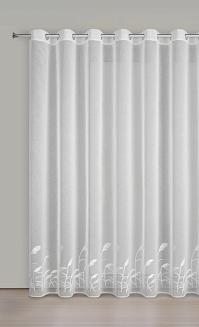 Firana gotowa na przelotkach TASHA 140x250 Eurofirany biały