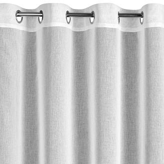 Firana gotowa na przelotkach TASHA 140x250 Eurofirany biały