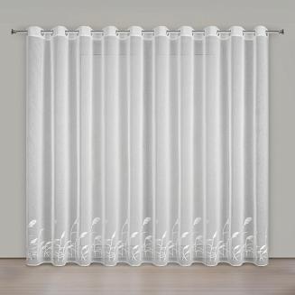 Firana gotowa na przelotkach TASHA 140x250 Eurofirany biały