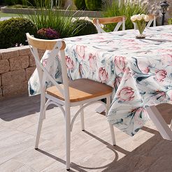 Obrus dekoracyjny GARDEN 150x150 Eurofirany biały
