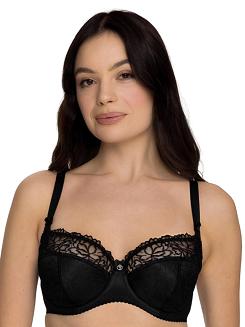 Biustonosz GAIA Semi-Soft Goldie 899 półusztywniany czarny
