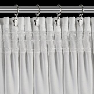 Zasłona gotowa na taśmie ROSES 140x270 Eva Minge Eurofirany biały