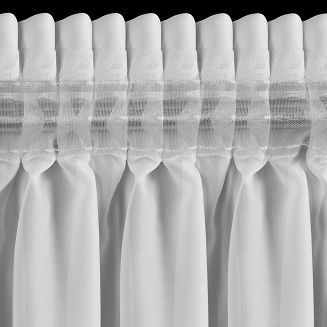 Zasłona gotowa na taśmie ROSES 140x270 Eva Minge Eurofirany biały