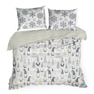 Komplet pościeli świąteczny POS 220x200 Eurofirany biały